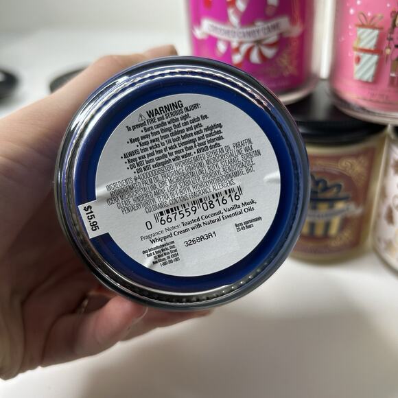 Bath & Body Works Candles Christmas Treats Sweets 7oz Lot Of 7 Holiday Winter - Picture 2 of 10